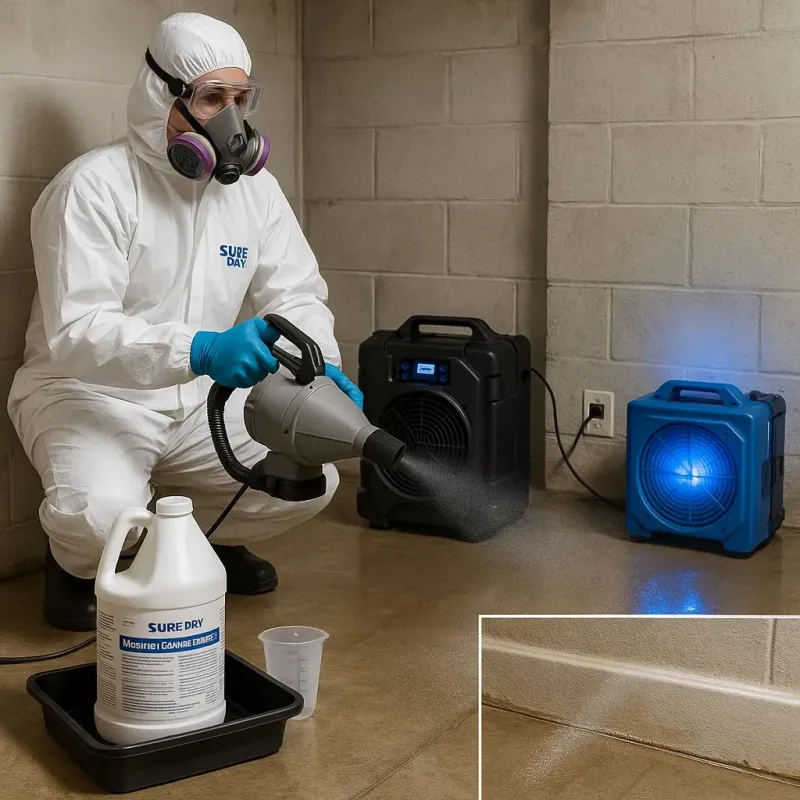 Sanitization and Odor Removal process in Presidential Lakes Estates, NJ