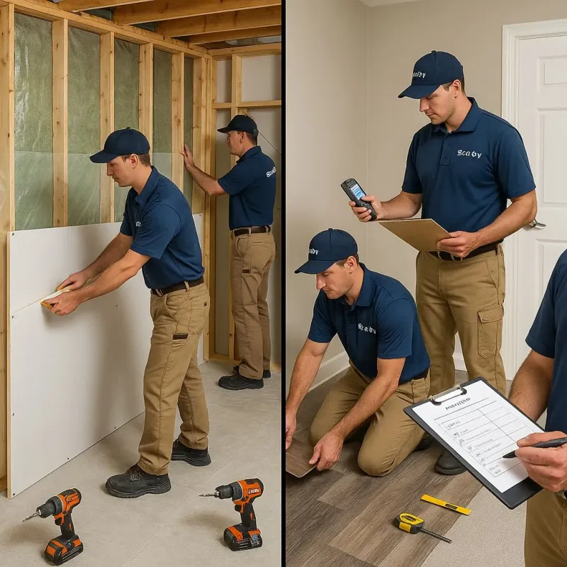 Repairs and Reconstruction process in Presidential Lakes Estates, NJ
